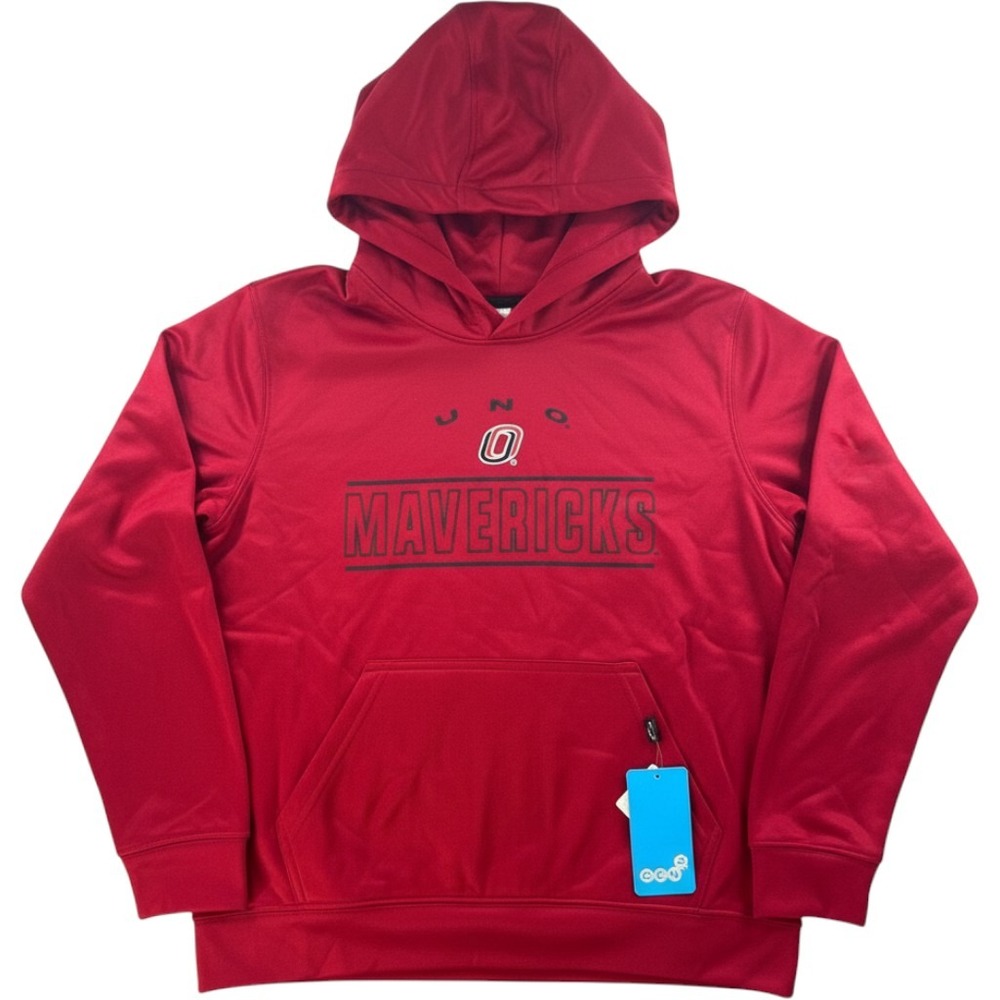 Gen2 UNO University Nebraska Omaha Mavericks Red Hoodie Youth Large 14/16 NEW